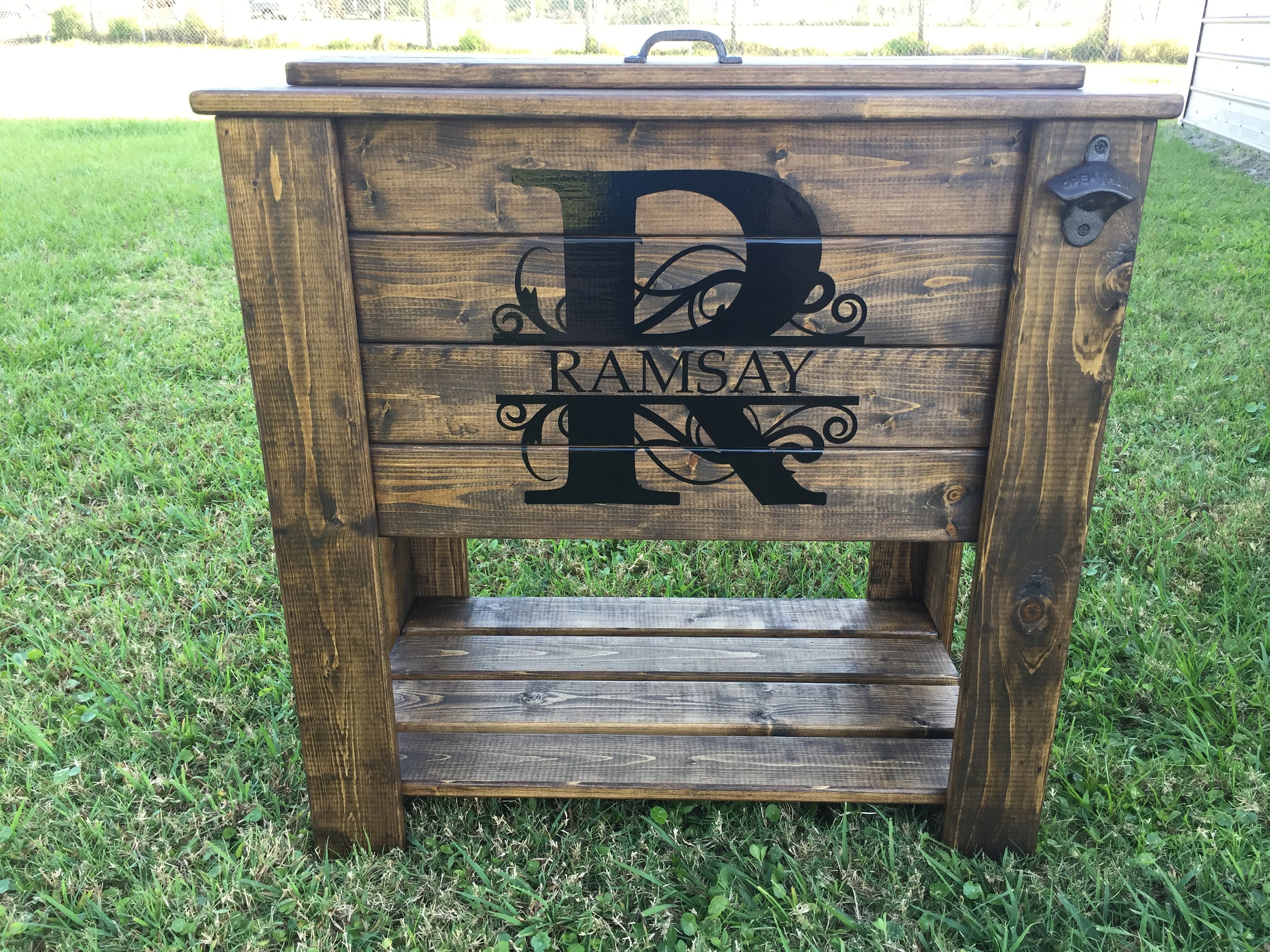 Wood Planks Pallet Wood Ice Chest DIY Cooler Box Woodworking Plans