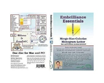 Embrilliance Essentials Embroidery Software (BB-ESS10)
