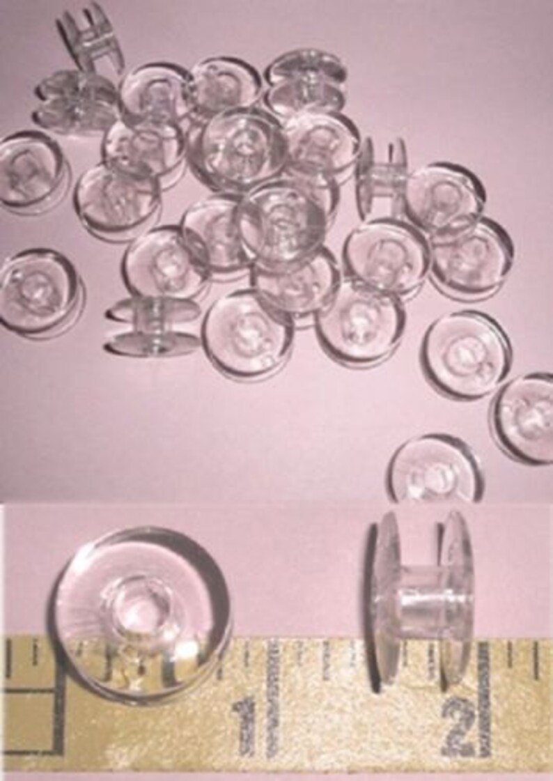 Singer Class 66 Plastic Bobbins 50 Pack Etsy