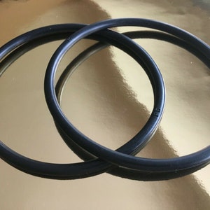 2 White Sewing Machine Rubber Motor Stretch Belt 13&quot; to 15&quot; Universal Belts