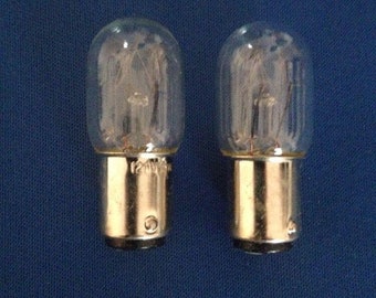 ケンモア電球 15 ワット 5/8 口金 小型ガラス 2 個 148 および 158 シリーズに適合