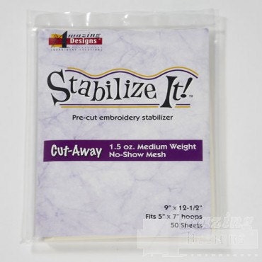 Embroidery Stabilizer - No Show Fusible Mesh 9.5x10yd Roll