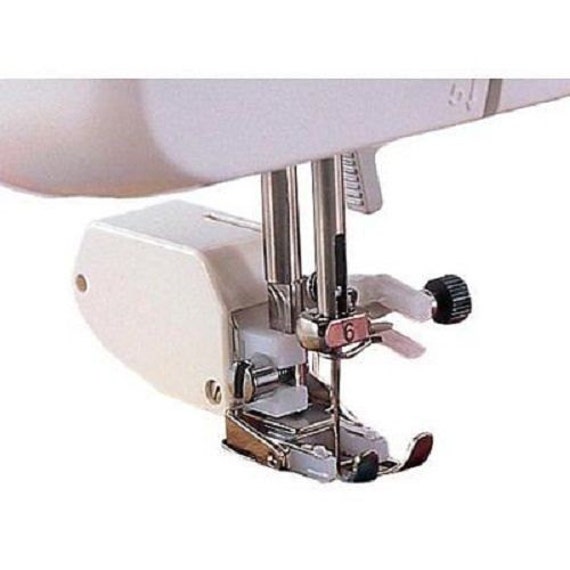 Sewing Machine Presser Foot with Adjustable Guide Fits Low Shank Domestic Sewing Machines. 