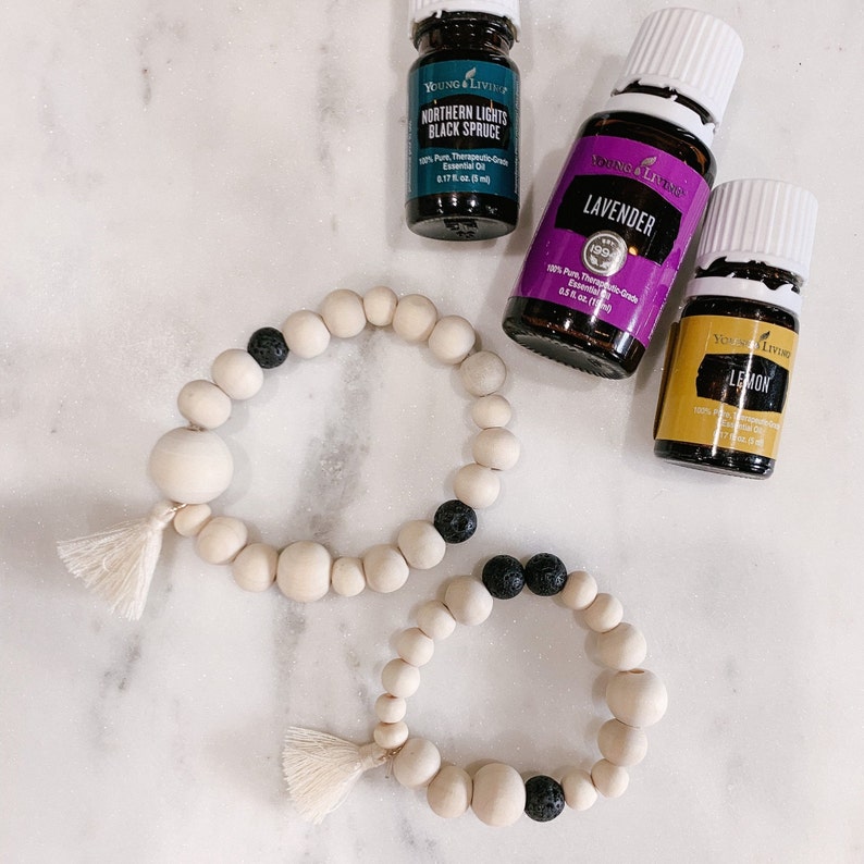 Essential Oil Bracelet Oil Beads Oil Bead Bracelet Mommy Etsy.de