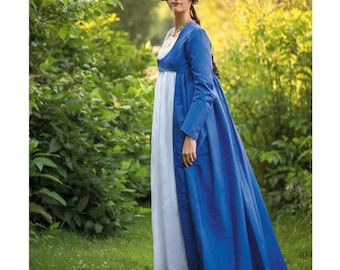 New Simplicity S8941 Regency Sense Sensibility Empire Napoleonic Era Circa 1795-1825 Dress Jacket Robe Sewing Pattern