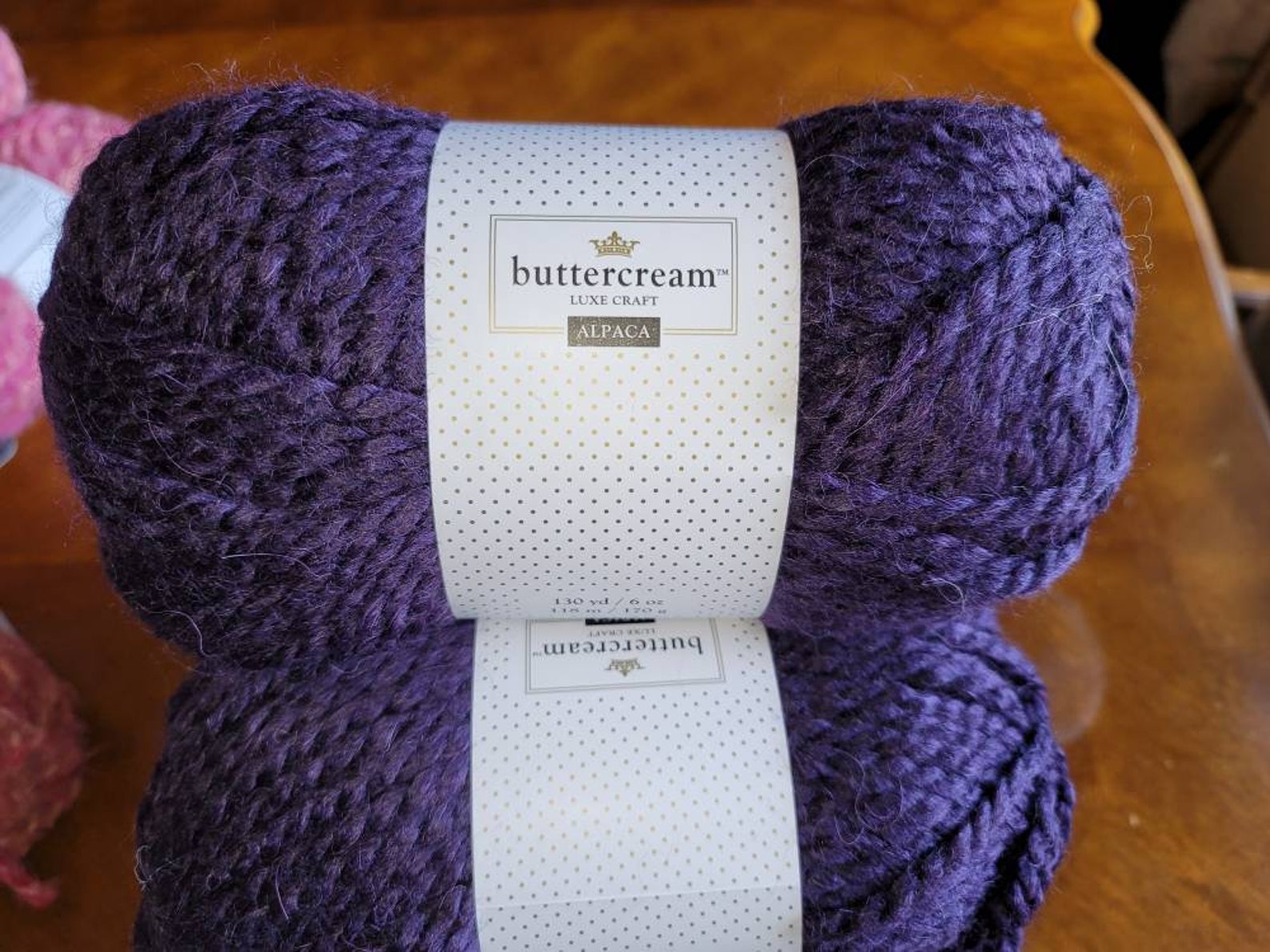 New Buttercream Luxe Craft Alpaca Solids Yarn 1 skein Violet Etsy