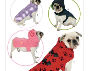 New out of print Pet Coats with Collar or Hood B6400 BUTTERICK pattern