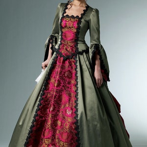 Nuevo patrón de vestido de novia McCalls M6097 estilo victoriano renacentista steampunk. Tallas disponibles: 6-20
