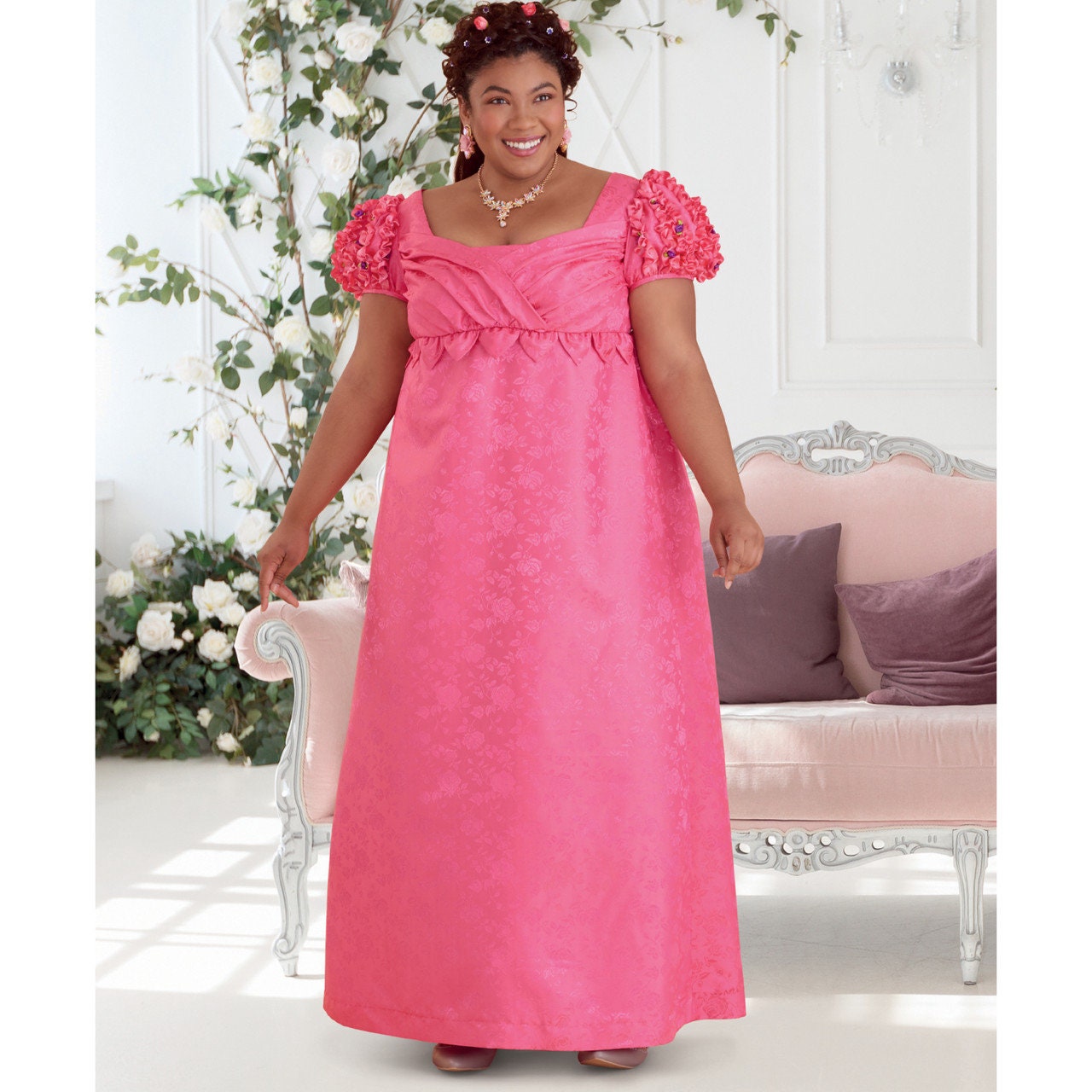 Patron Simplicity S2172.HH-(S7532) - robe historique jupe veste bustier T 34 à 40 Patron Simplicity S2172.HH-(S7532) - robe historique jupe veste bustier T 34 à 40