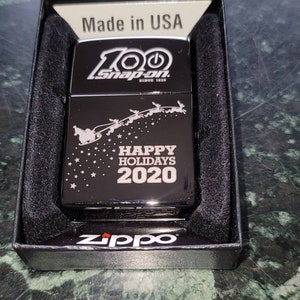 New Santa Sleigh 100th Anniversary SNAP-ON tools special edition rare collectible gift Zippo© lighter OEM christmas holiday