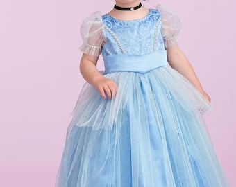 Simplicity 1303 UNCUT Toddler Princess Costume Sewing Pattern: Belle Cinderella Tinkerbell Sleepinng Beauty Candy Corn Size 1/2, 1, and 2