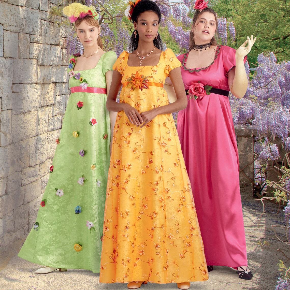 New Simplicity S9434 Bridgerton Regency Sense Sensibility Etsy