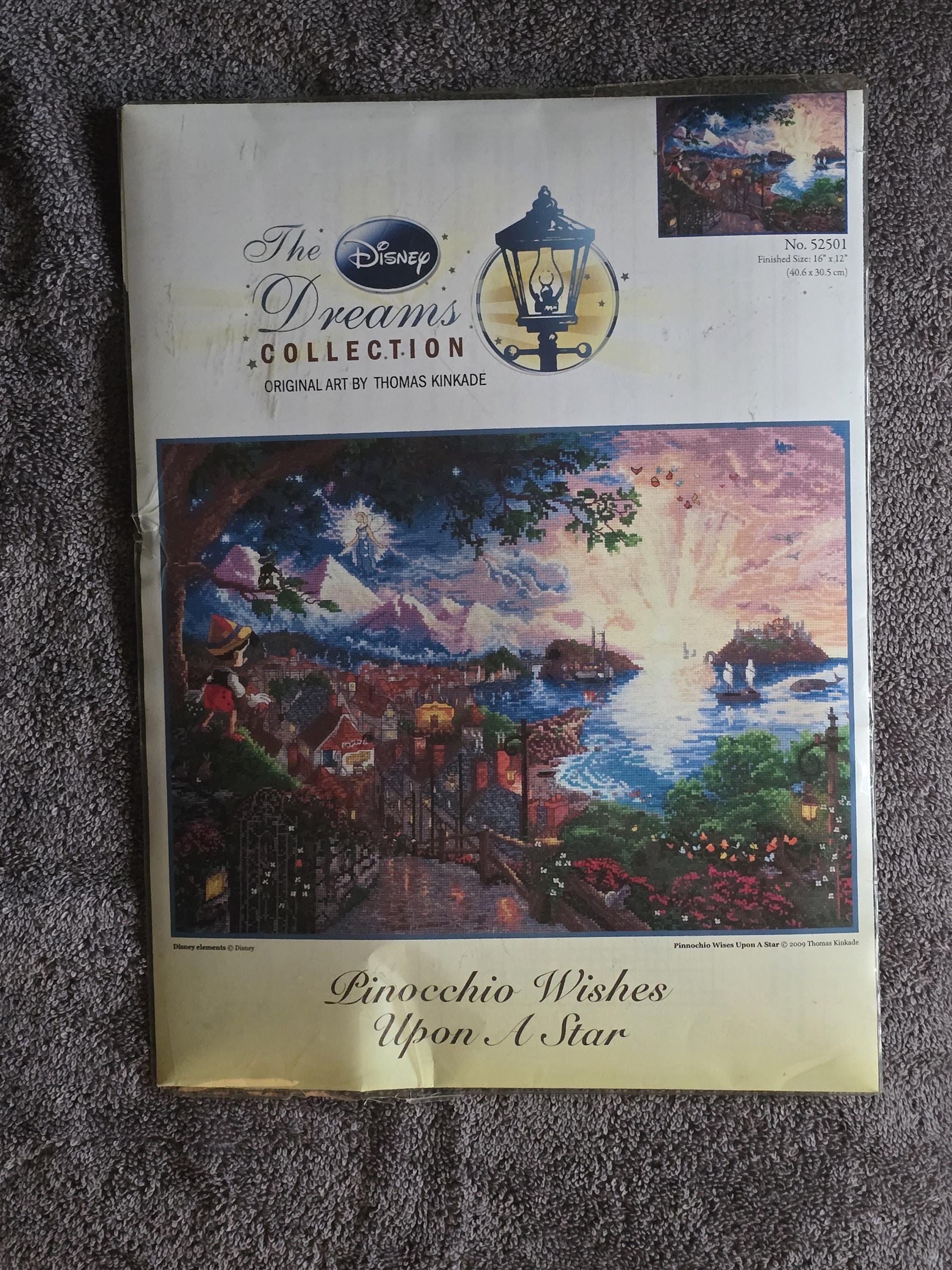 Thomas Kinkade Candamar Designs Cross Stitch Kit Lamplight
