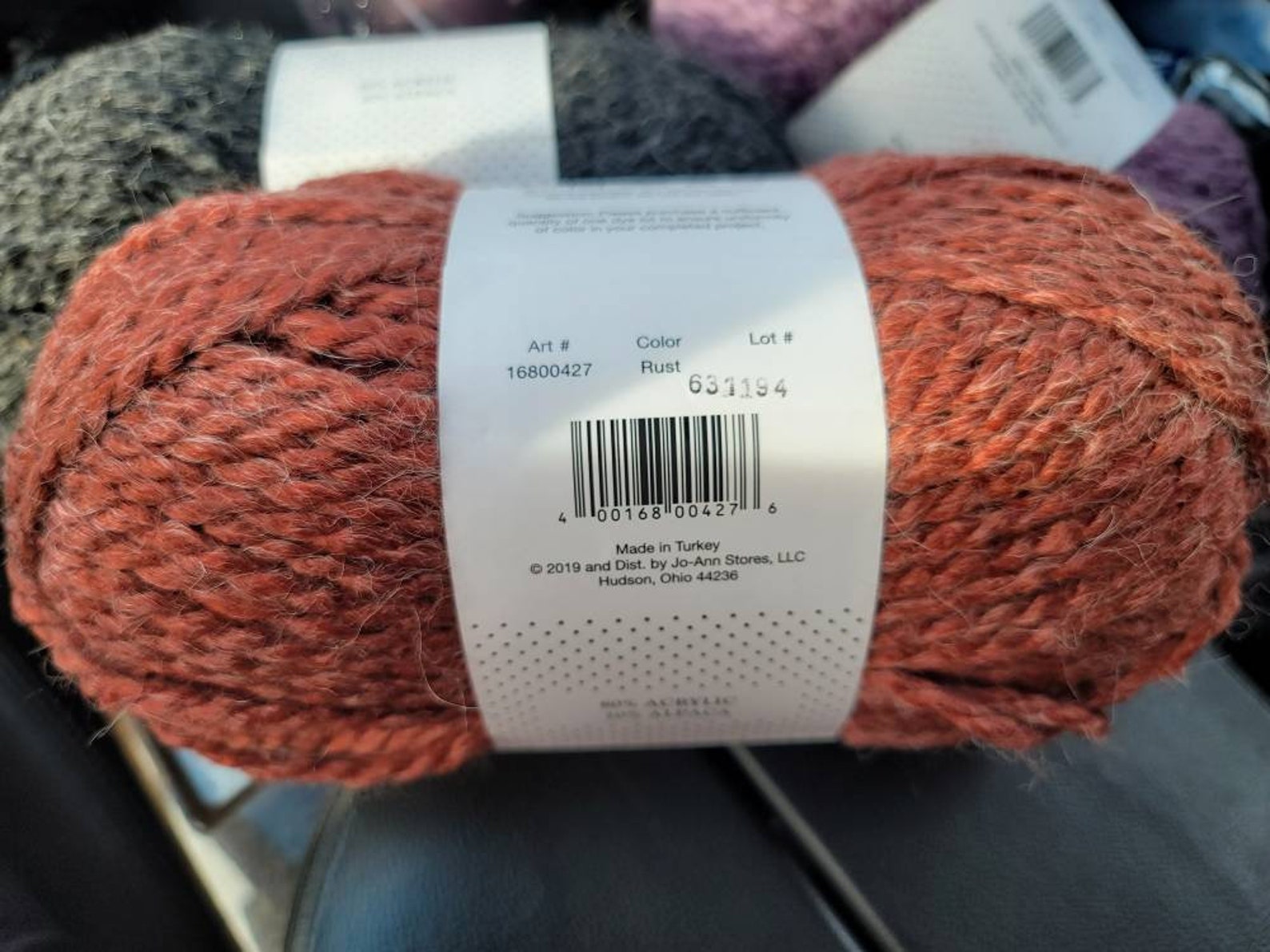 New Buttercream Luxe Craft Alpaca Solids Yarn 1 skein Rust red Etsy