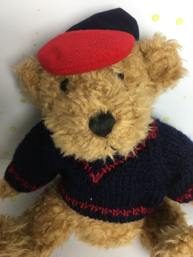 FREE SHIPPING Vintage Brass Button Bears Tully the Bear of Etsy