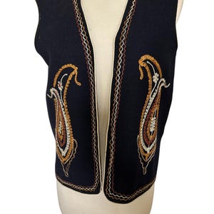 70s Wool Vest - Etsy