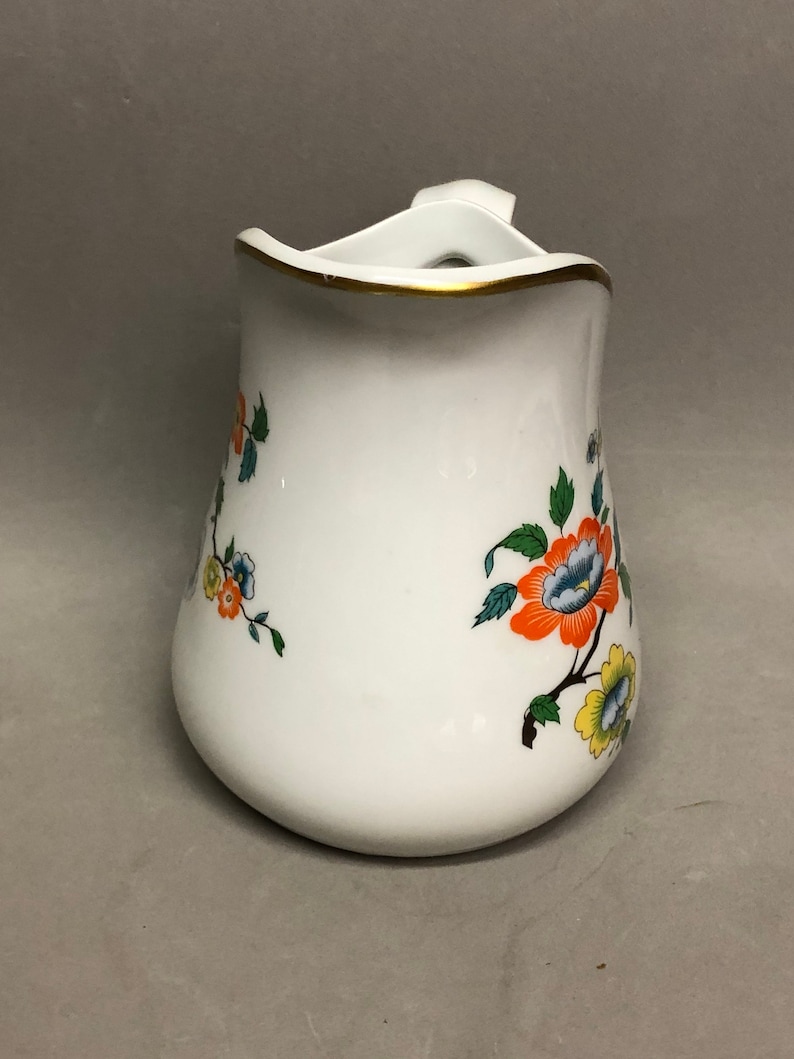 Williams Sonoma Grande Cuisine Creamer Pitcher Floral Design Etsy