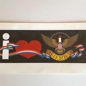 Charles Wysocki &quot;I Love America&quot; Open Edition Print