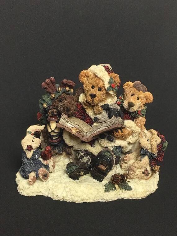 boyds bears santa figurines