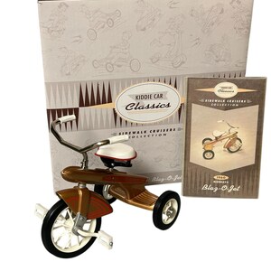 Hallmark Kiddie Car Classics Murray 1960 Blaz-O-Jet Sidewalk Cruisers mit Karte Neu in Box