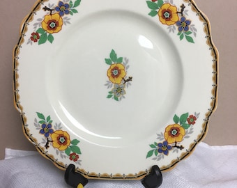 Set of 3 Myott, Sons and Co Dinner Plates, England