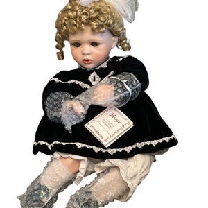 1993 HOPE By Connie Walser Derek - Hamilton Collection 18&quot; Porcelain Doll Limited Edition with Tag and Box