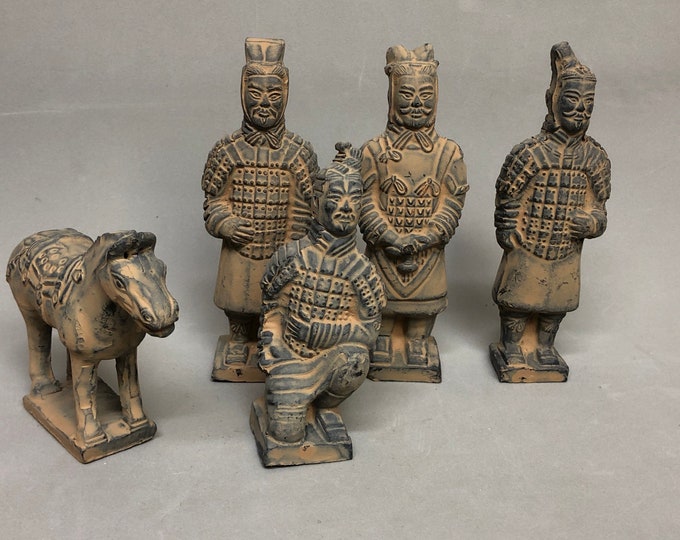 Miniature Replicas of Xian Terra Cotta Soldiers From Qin Etsy