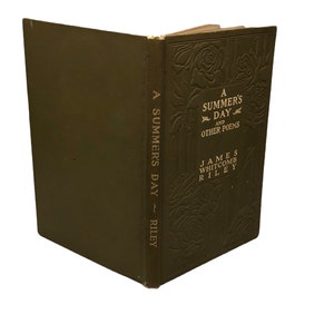 A Summer&#39;s Day and Other Poems by James Whitcomb Riley  - Hardcover - with Illustration by Will Vawter - 1911