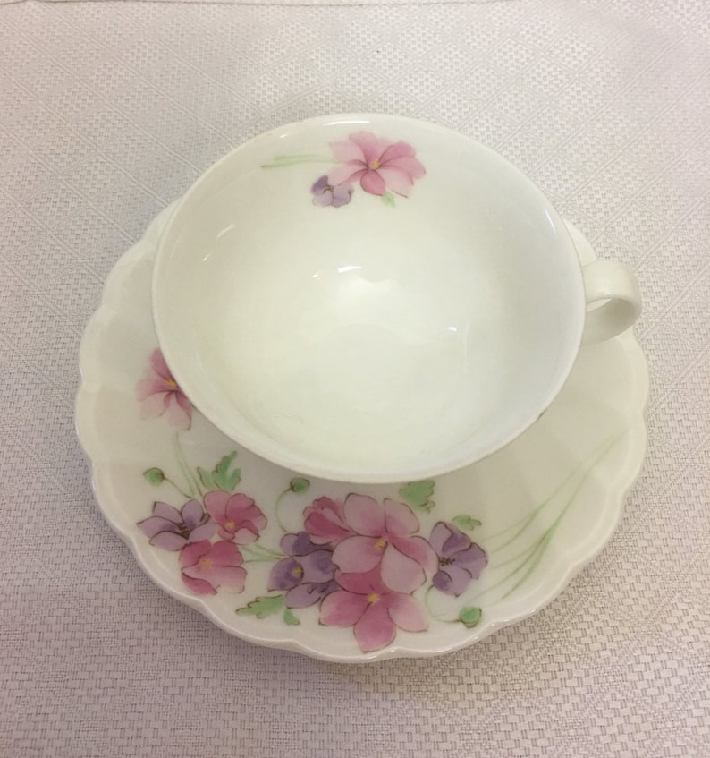 Set of 2 Noritake Tea Cup and Saucer Set studio Etsy