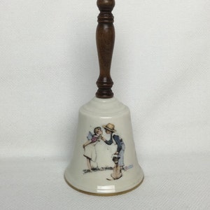 1979 Norman Rockwell &quot;Loves Harmony Bell&quot; made by GORHAM FINE CHINA the title &quot;Beguiling Buttercups&quot;