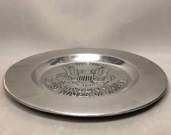 BWP Wilton Columbia Co. PA 12 Pewter 1776-1976 Bicentennial Plate United  States - Etsy