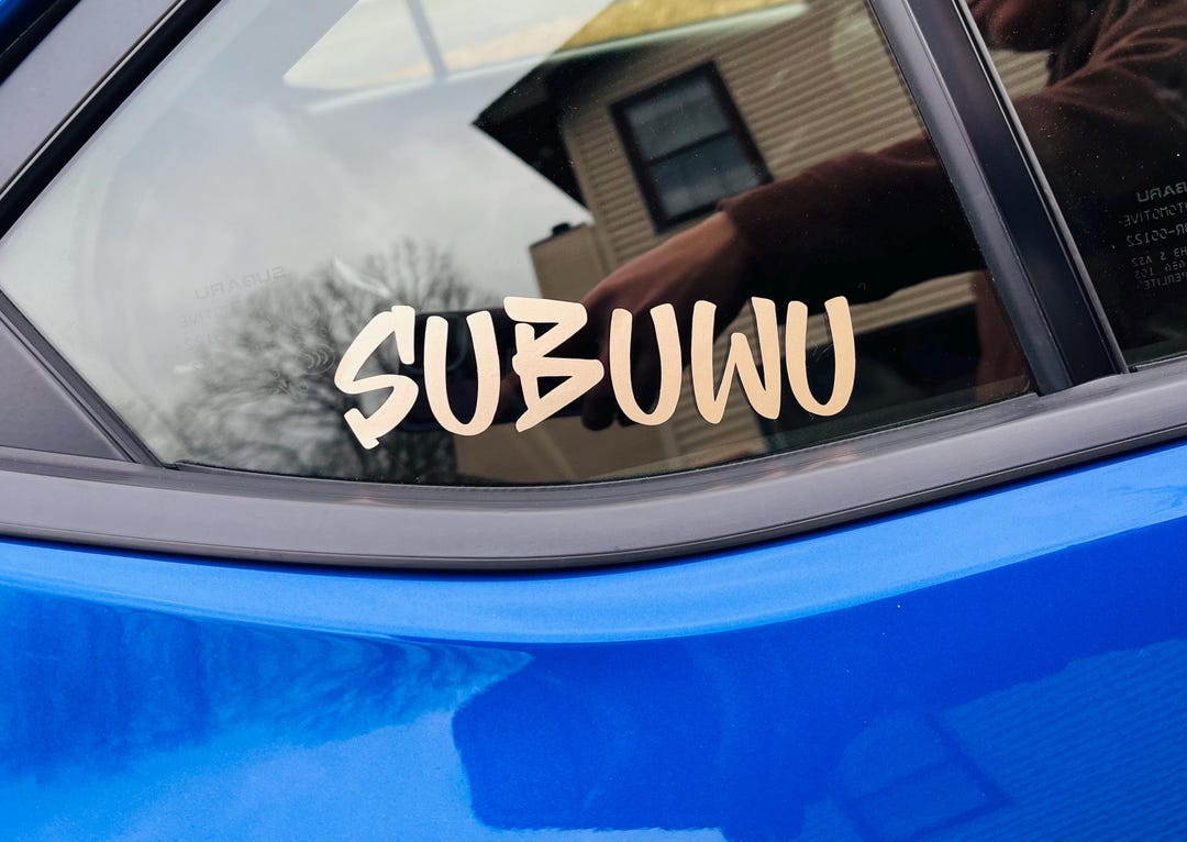 SUBUWU Decal (5.5in X 1.5in) - Etsy