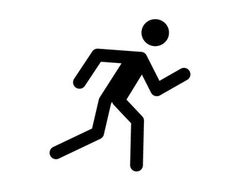 Running sticker | Etsy