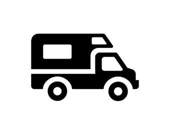 RV Camping Decal Sticker
