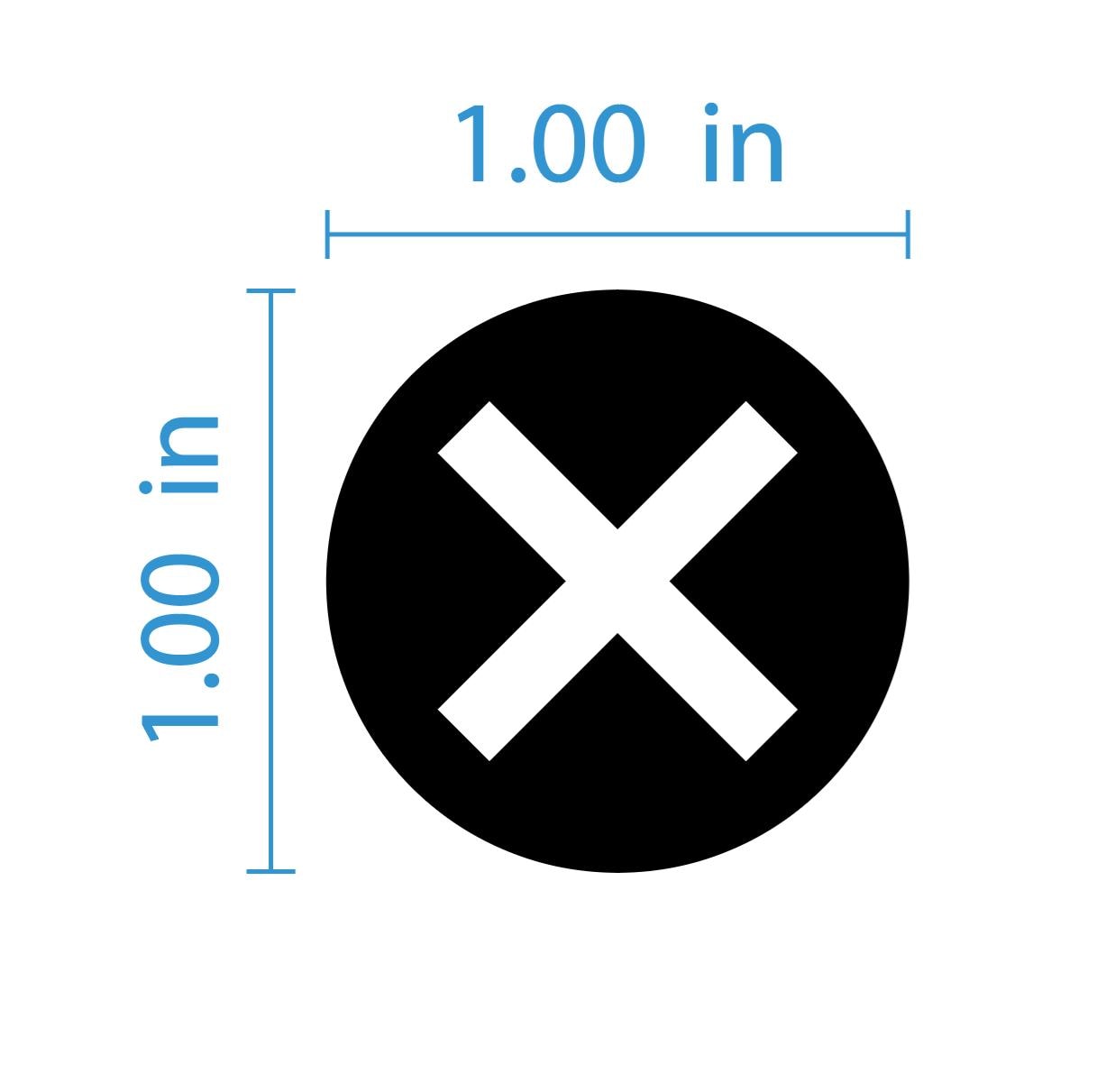 VFX Tracking Marker Stickers - Matte & Removable - Etsy