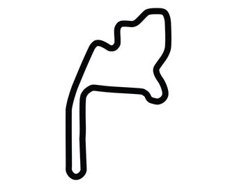 Mid-Ohio Sports Car Course Decal Sticker
