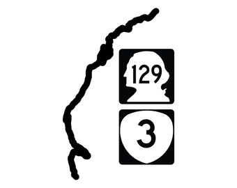 Rattlesnake Pass w/ Emblems (WA-129 OR-3) Decal Sticker