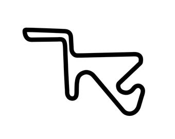 Buttonwillow - Track 2 Decal Sticker