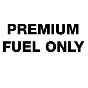 Premium Fuel Sticker