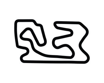 Miller Motorsports Park - Full Course Decal Sticker