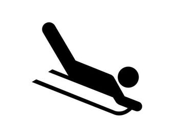 Snowboarding Decal Sticker