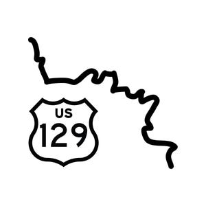 Tail of the Dragon w/ US Highway Logo Decal Sticker