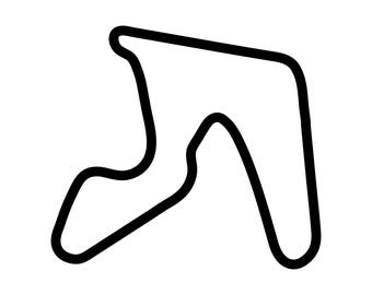 Hallett Motor Racing Circuit Decal Sticker