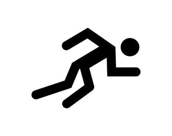 Running Decal Sticker