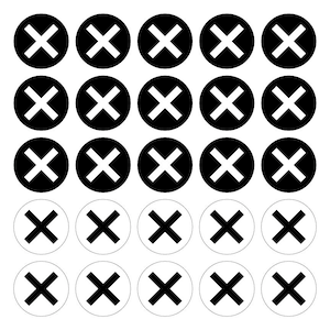 VFX Tracking Marker Stickers - Matte & Removable