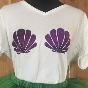 Mermaid top, sea shell, costume