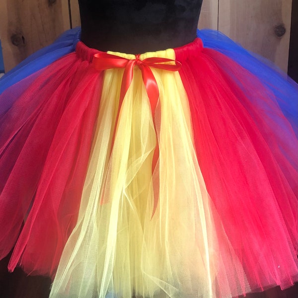 Snow White inspired tutu, adult, kids, plus size, running tutu