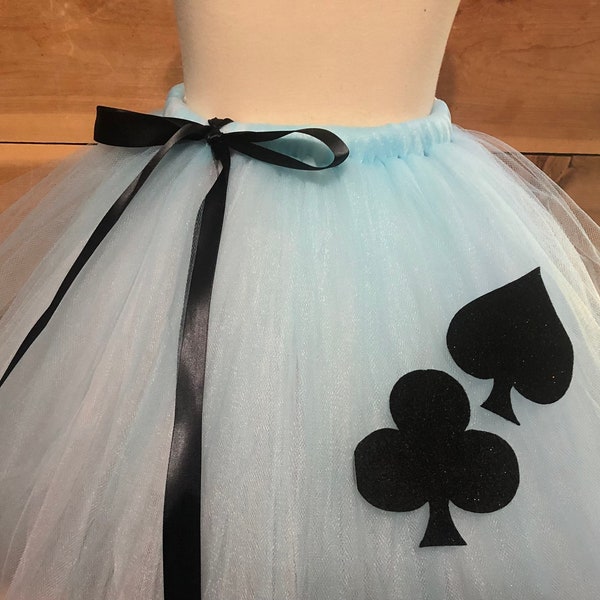 Alice Halloween Tulle Costume, Alice in Wonderland skirt, adult, teen