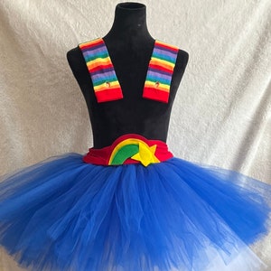 80’s inspired icon rainbow tutu, adult, plus, children’s, costume