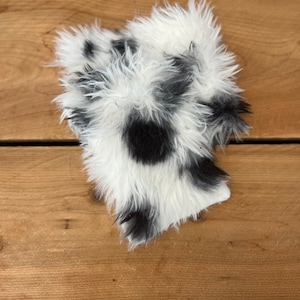 Dalmatian “gloves”